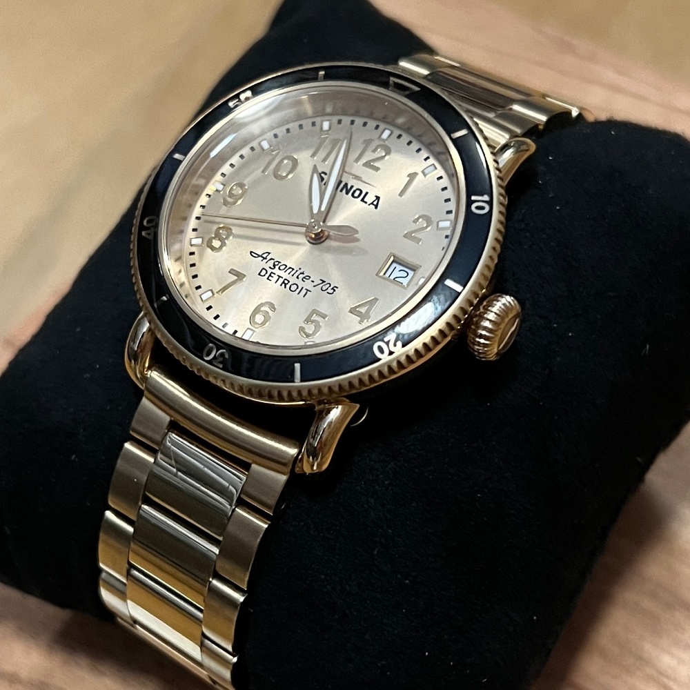 Shinola Women's Gold-tone Argonite-705